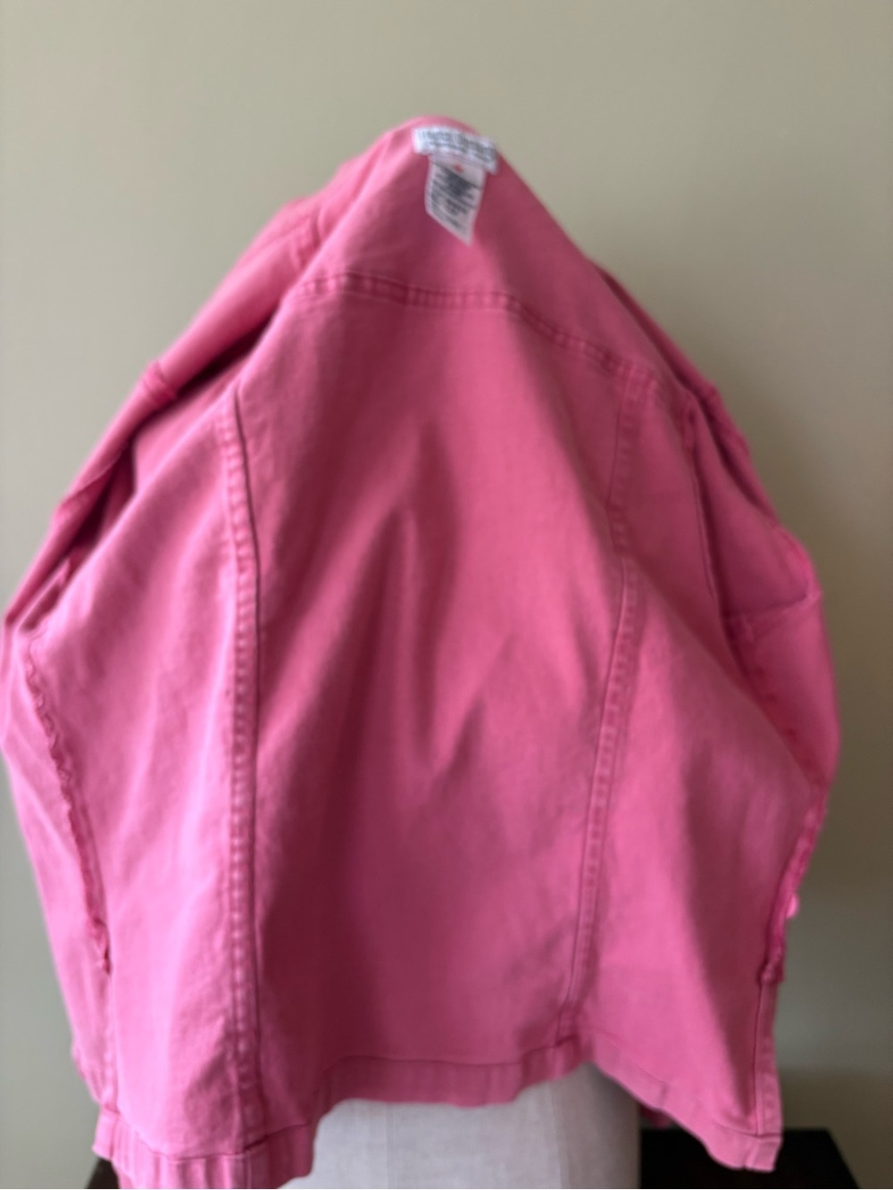 French dressing Pink Women's Jean Jacket Cotton spandex French Dressing 12P - Picture 9 of 9